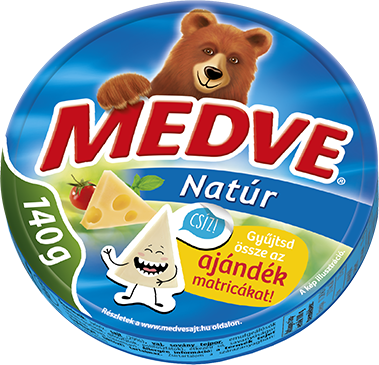 Medve kördobozos natúr 140g
