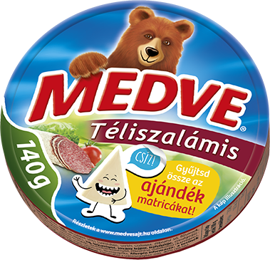 Medve kördobozos téliszalámis 140g
